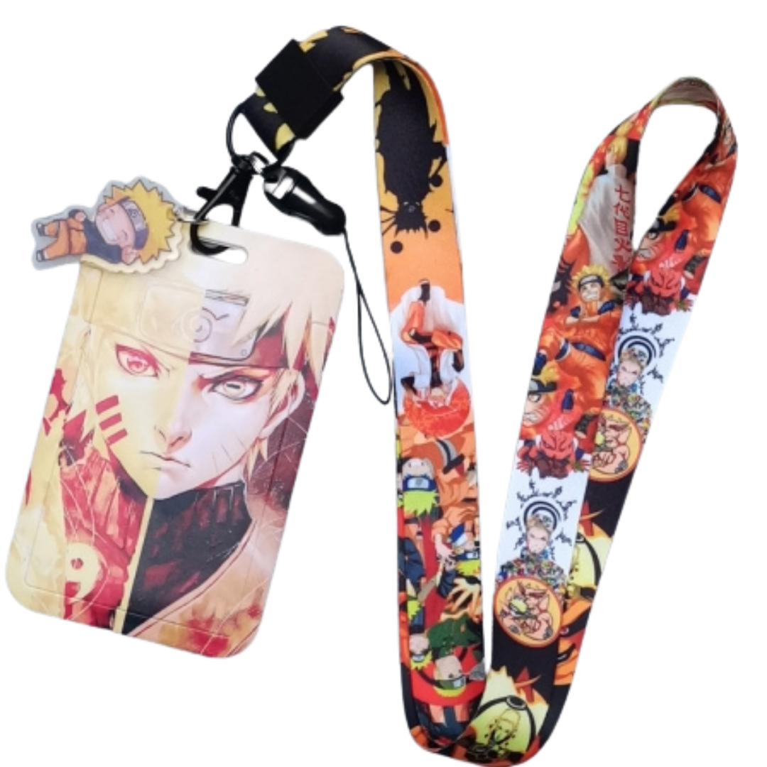 Naruto Uzumaki Lanyard & Card Holder