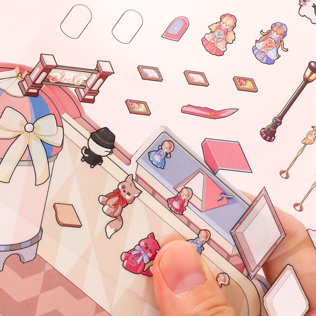 Lolita Isometric Sticker Scene