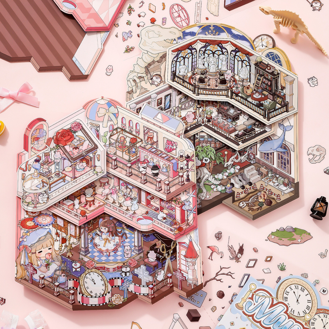 Lolita Isometric Sticker Scene