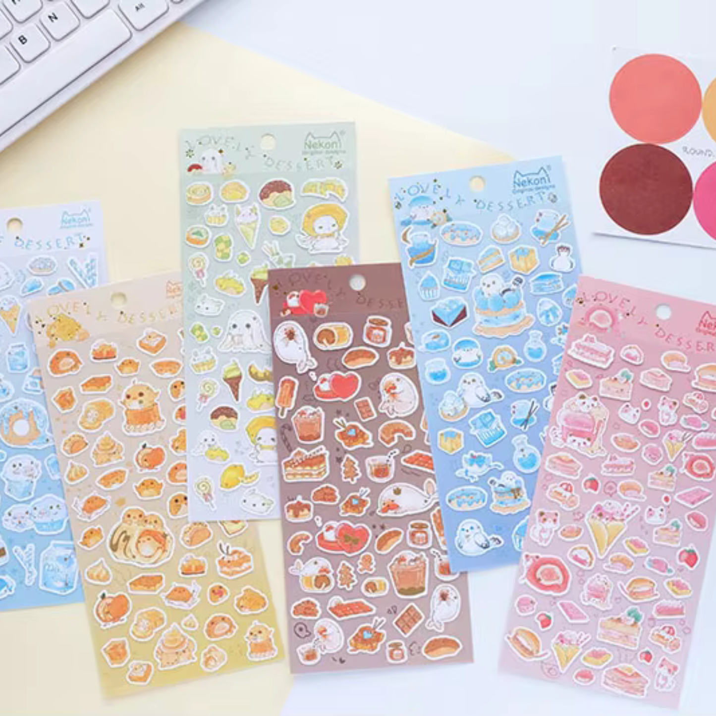 Lovely Animals Washi Sticker Sheet