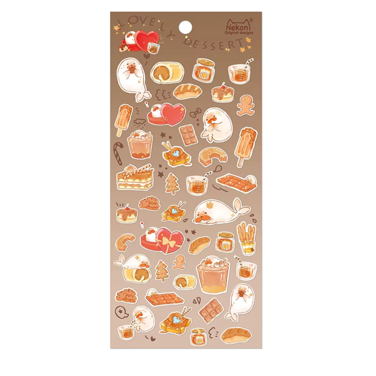 Lovely Animals Washi Sticker Sheet