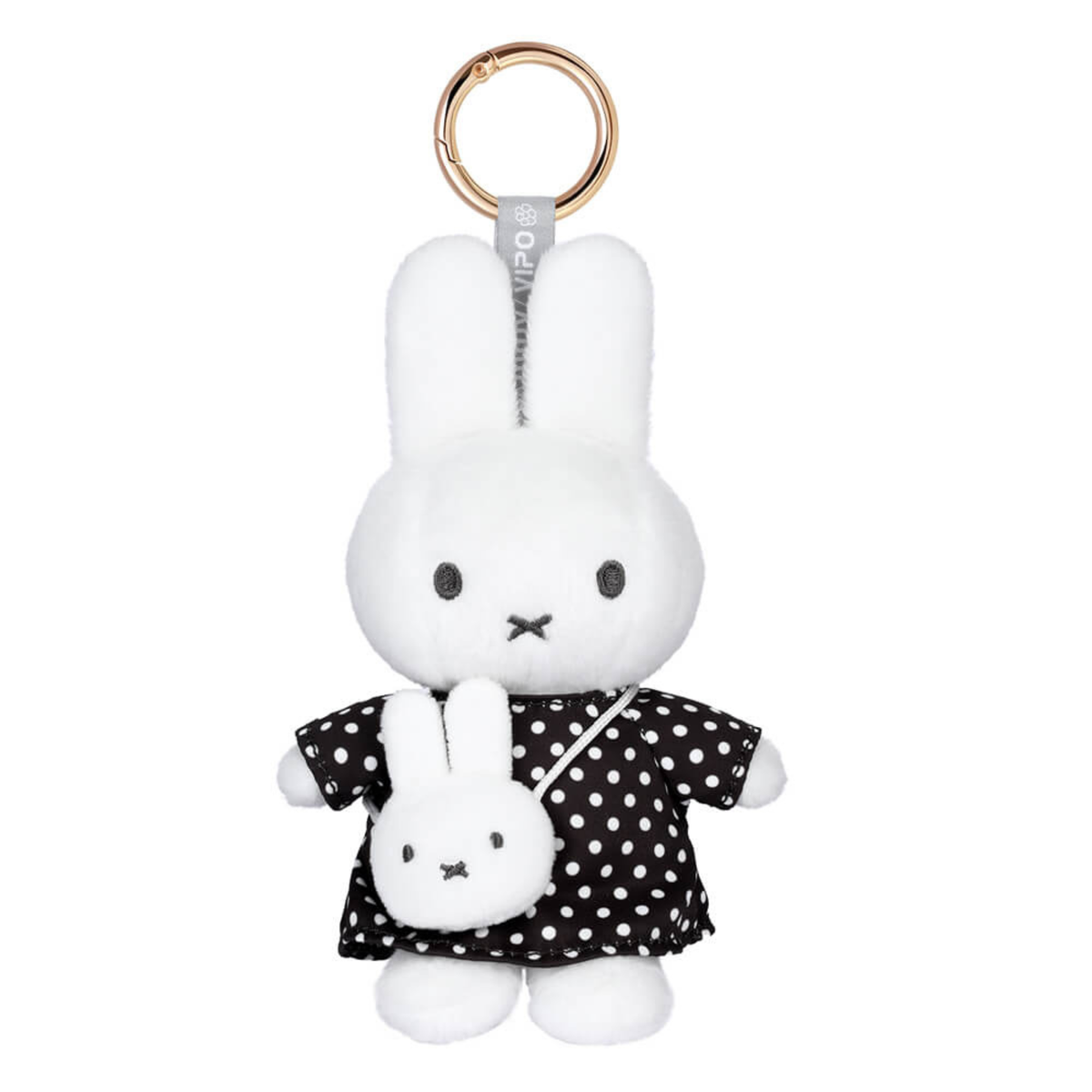 Miffy's Polka Dot Plush Keychain