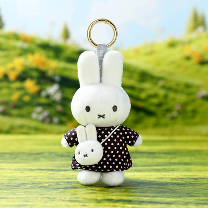 Miffy's Polka Dot Plush Keychain