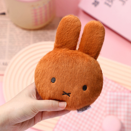 Miffy's Brown Plush Purse Keychain