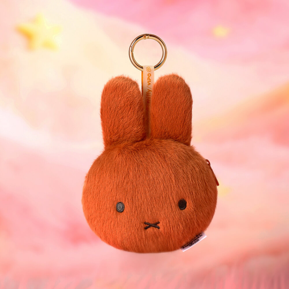 Miffy's Brown Plush Purse Keychain