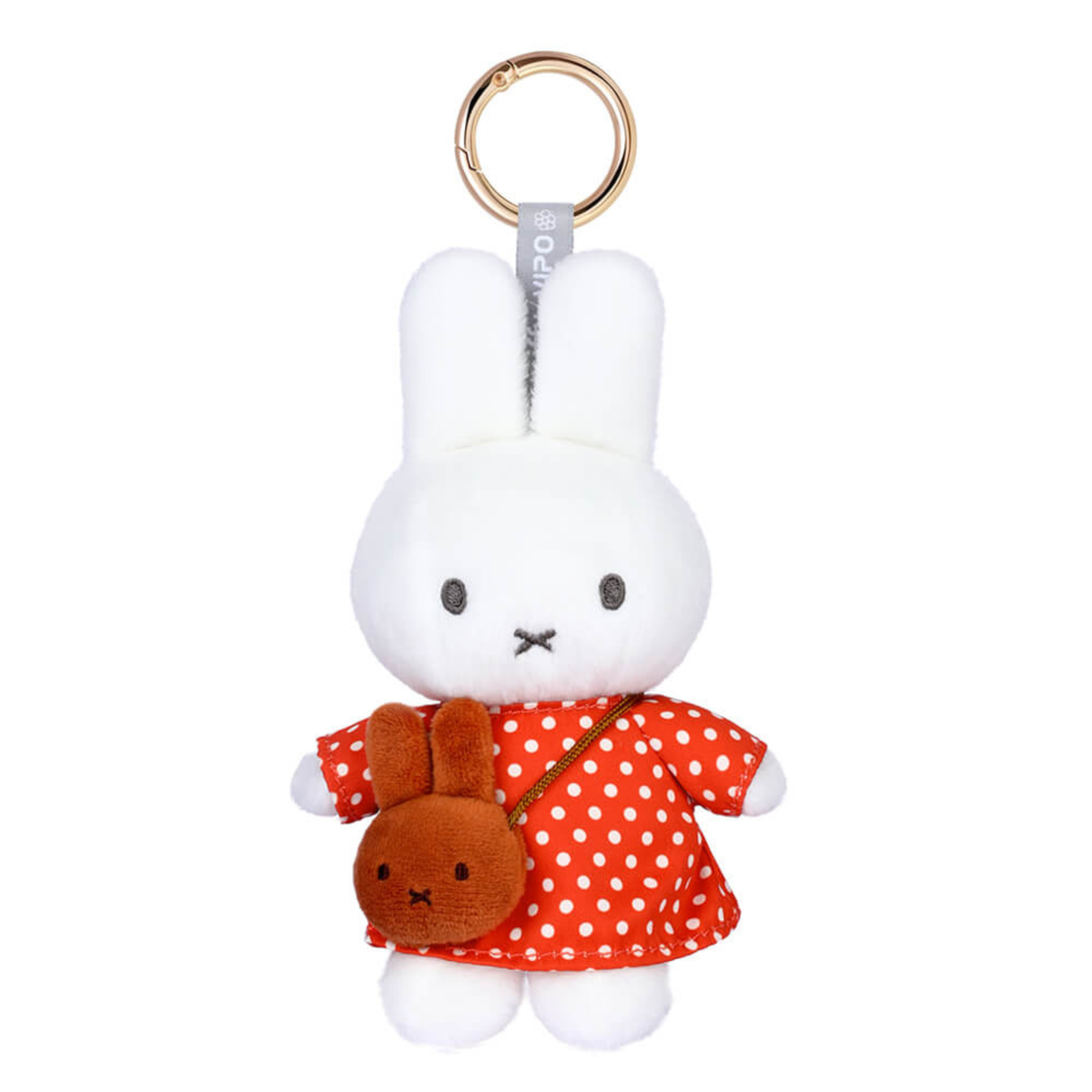 Miffy's Red Polka Dot Plush Keychain