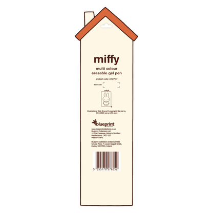Miffy's Garden Multi Colour Erasable Gel Pen