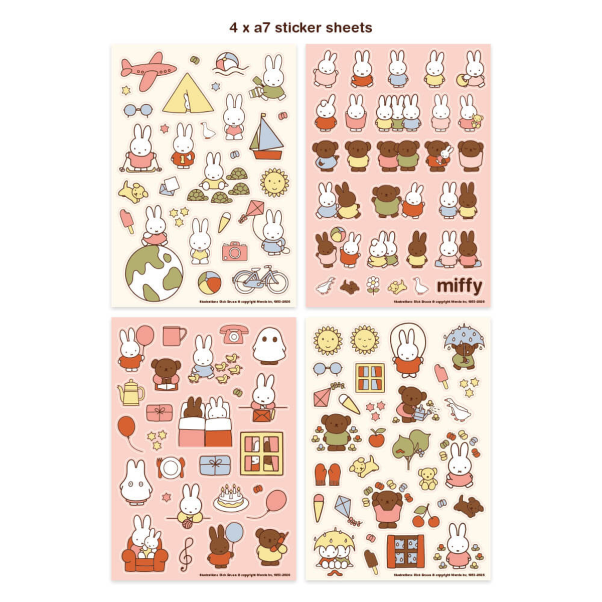 Miffy's Garden Sticker Set