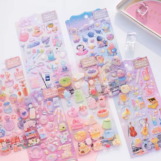 My Favourite Things Puffy Epoxy Sticker Sheet