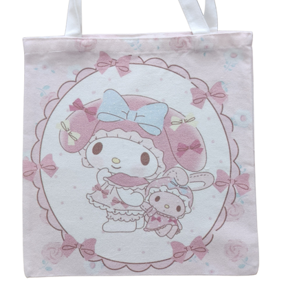 My Melody Princess Distressed Canvas Tote Bag