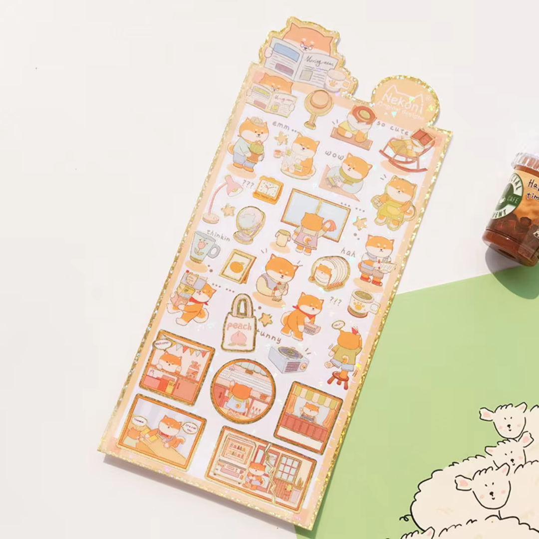 Cute Animal Careers Sticker Sheet