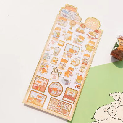 Cute Animal Careers Sticker Sheet