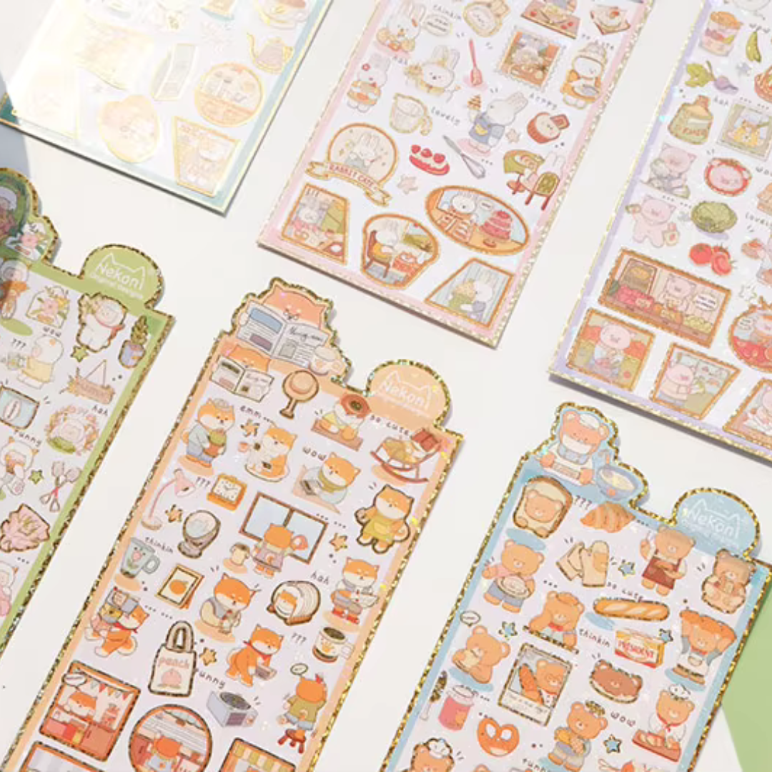 Cute Animal Careers Sticker Sheet