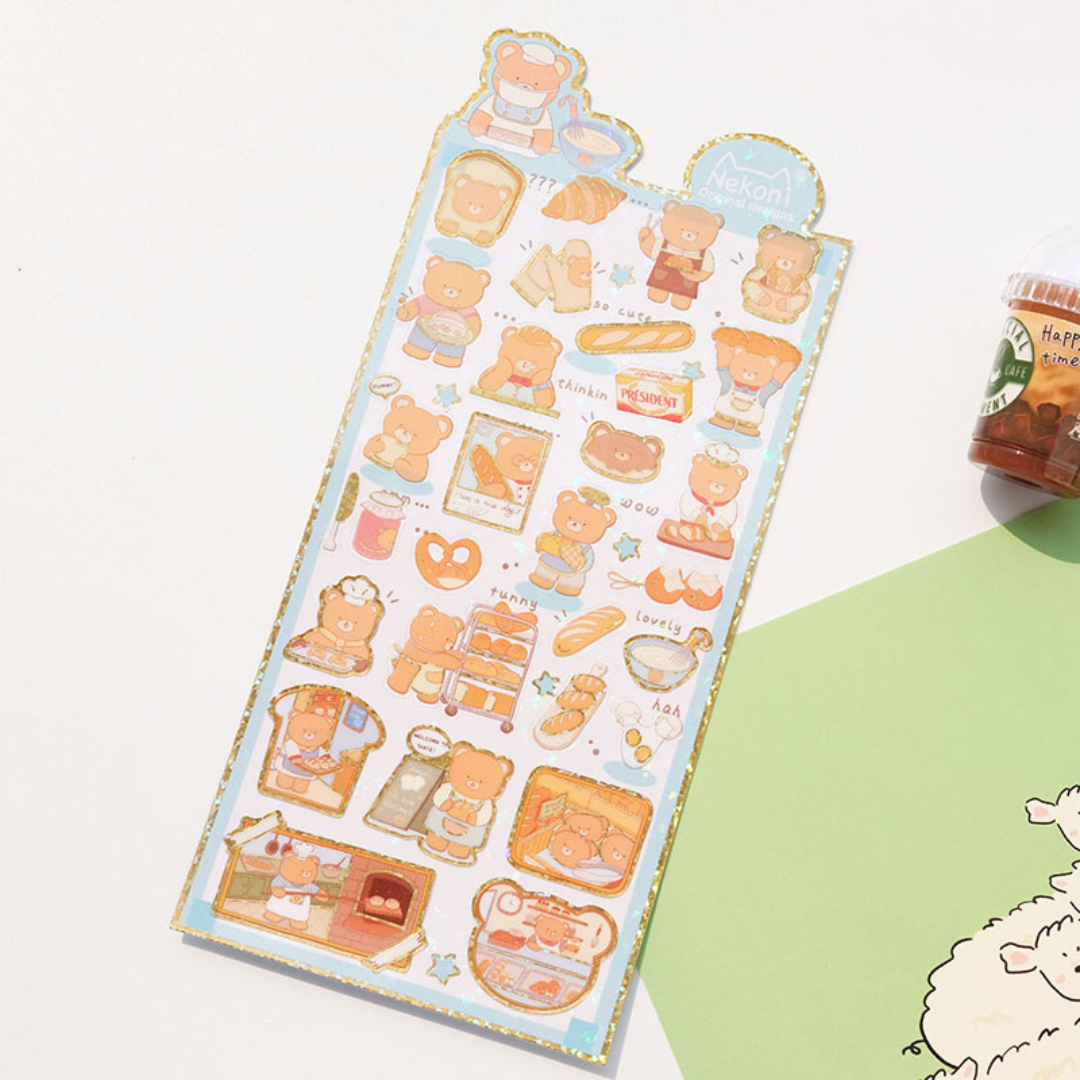 Cute Animal Careers Sticker Sheet