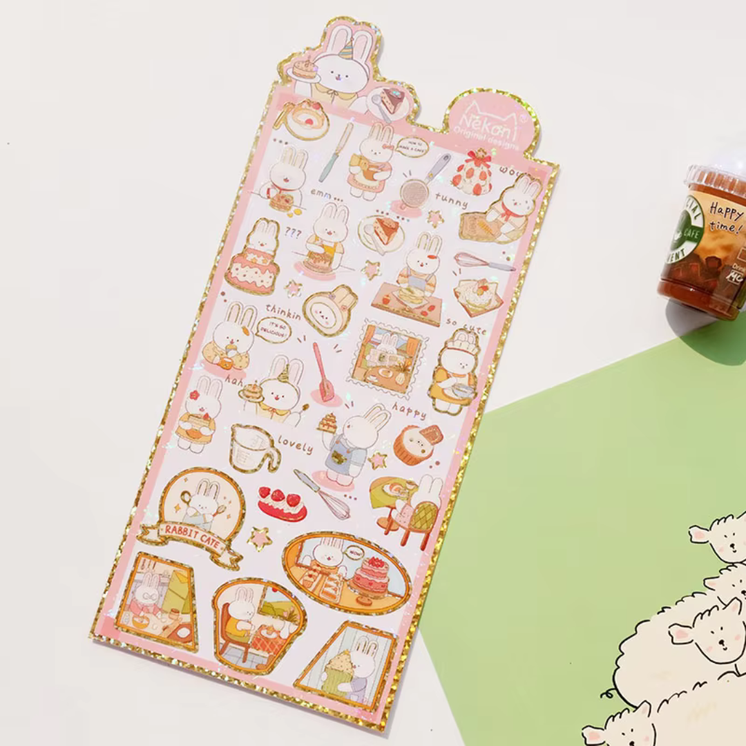 Cute Animal Careers Sticker Sheet