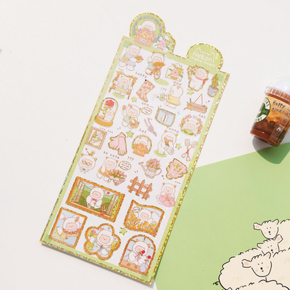 Cute Animal Careers Sticker Sheet