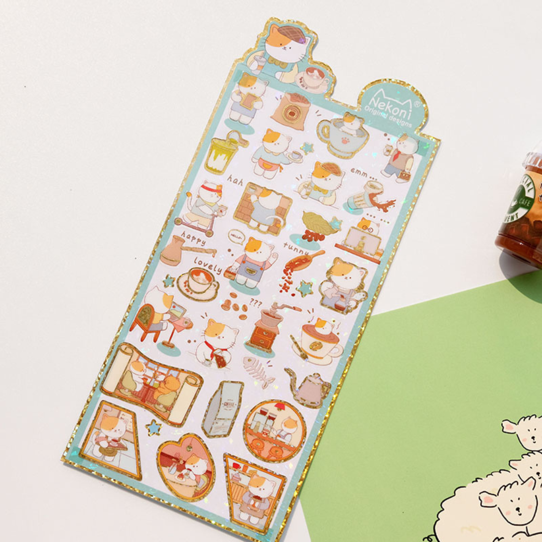 Cute Animal Careers Sticker Sheet