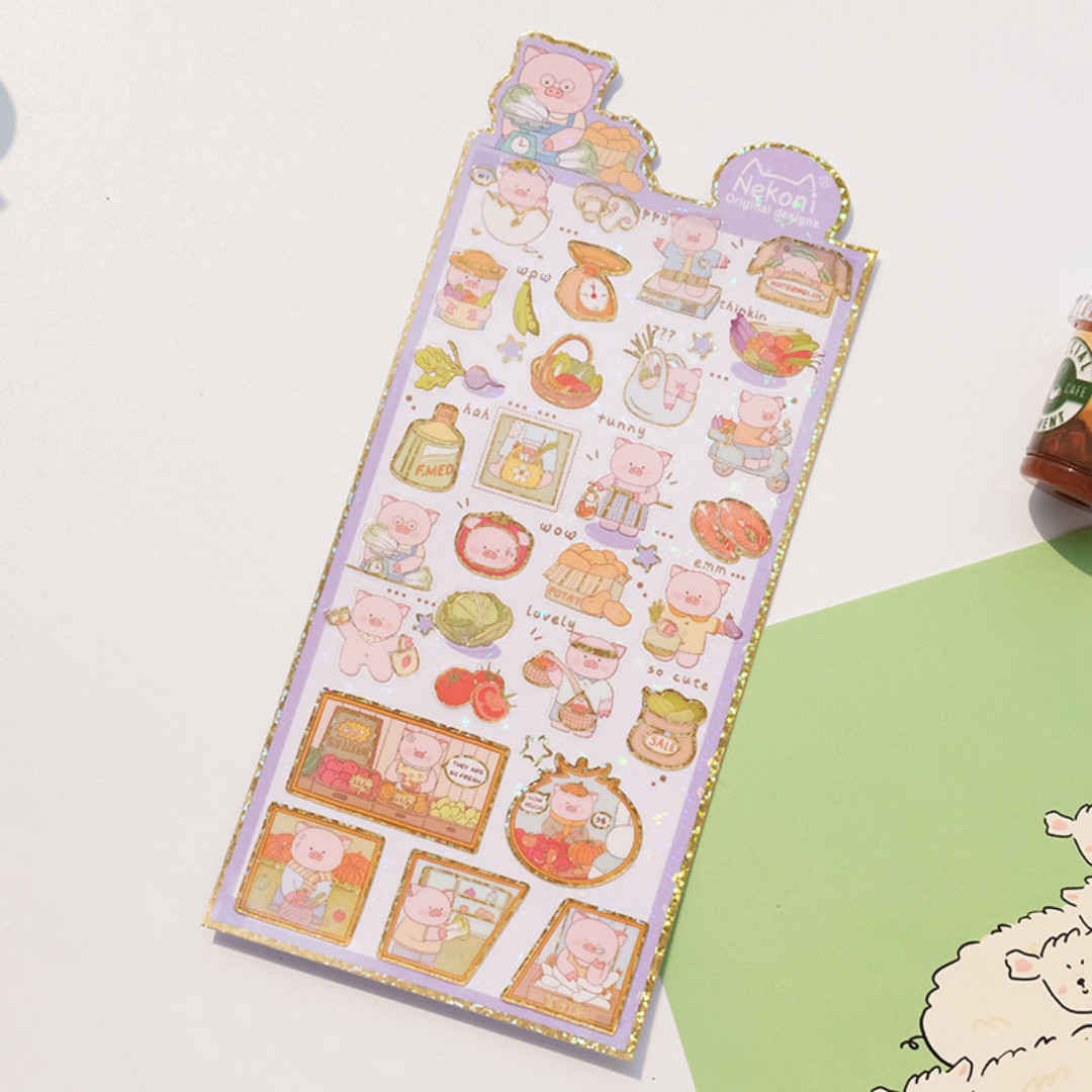 Cute Animal Careers Sticker Sheet