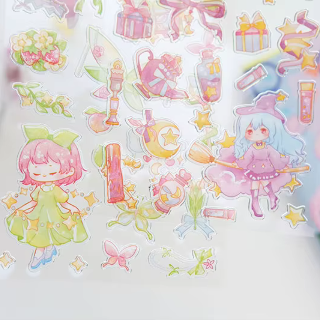 Kawaii Magic Sticker Sheet