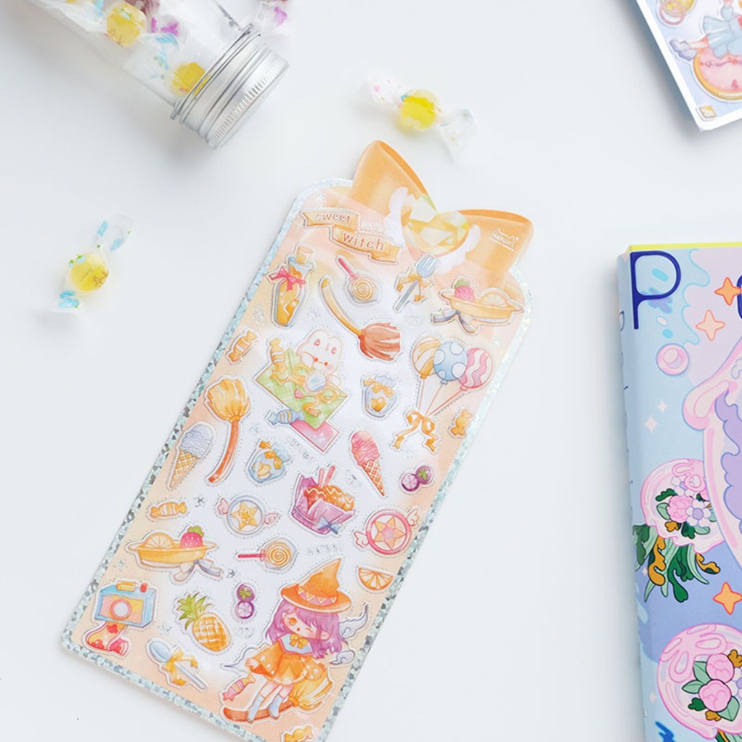 Kawaii Magic Sticker Sheet