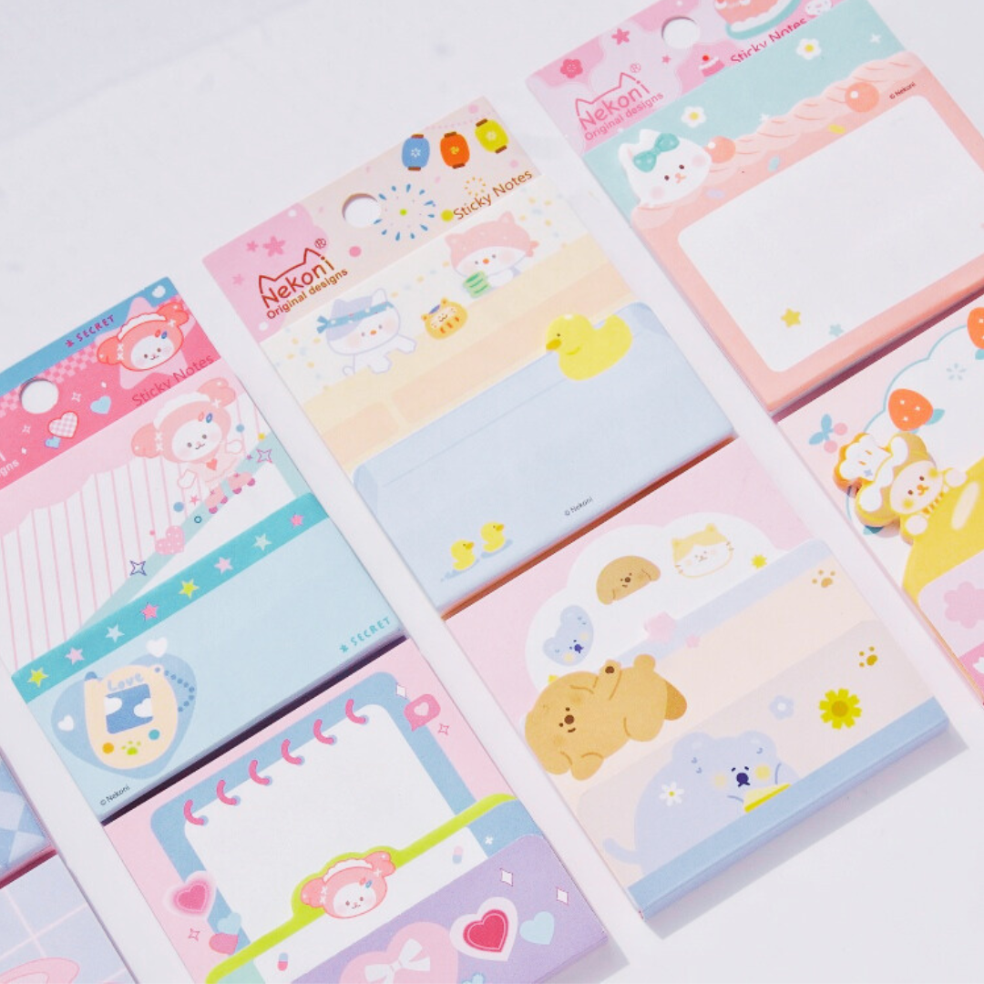 Kawaii Sweetie Multipack Sticky Notes – Oziko Stationery Store