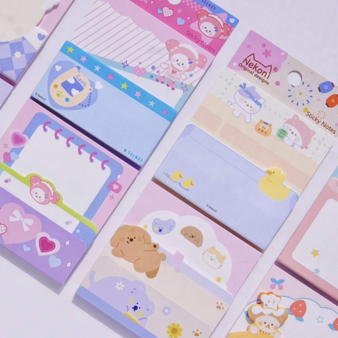 Kawaii Sweetie Multipack Sticky Notes – Oziko Stationery Store