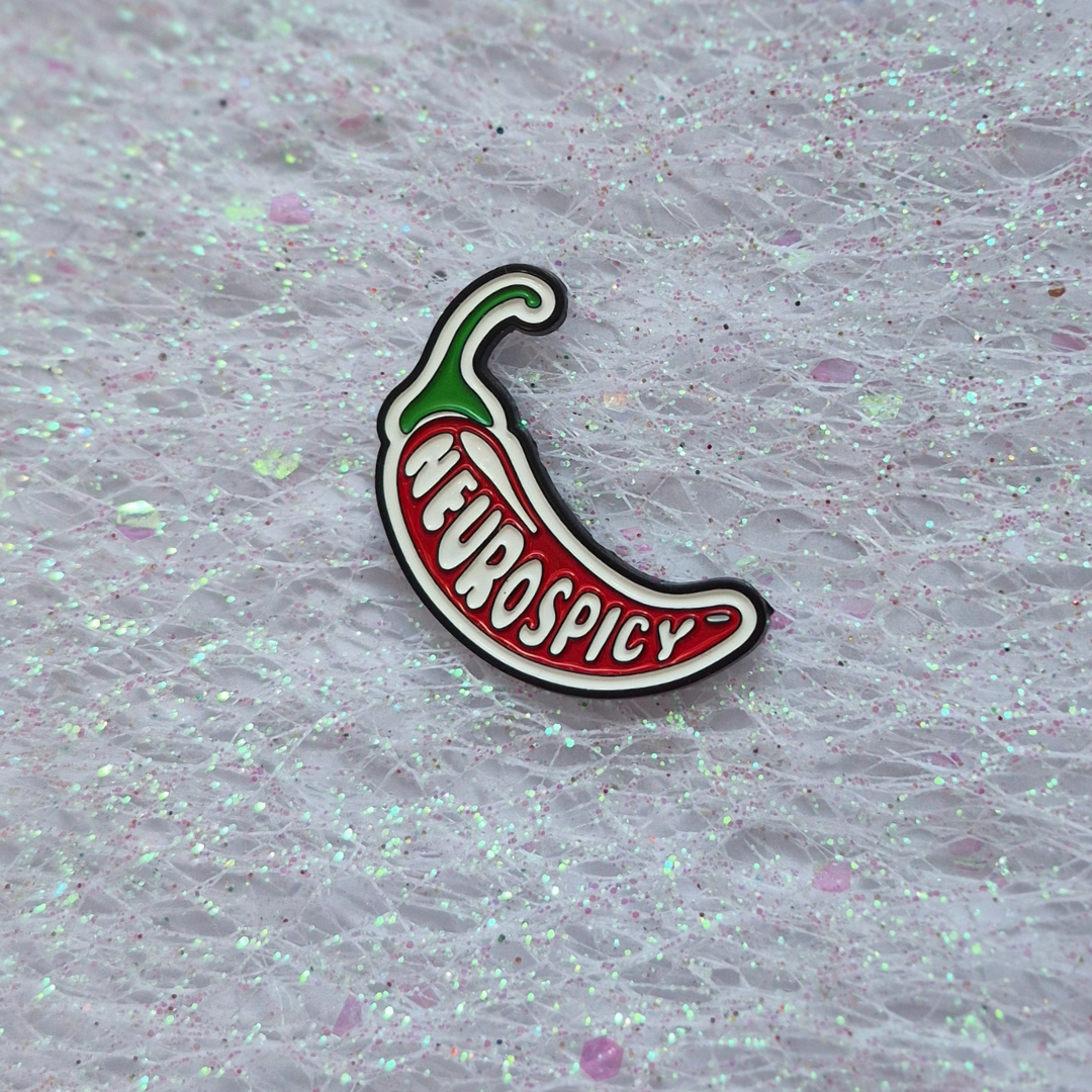 Neurospicy Chili Enamel Alloy Pin
