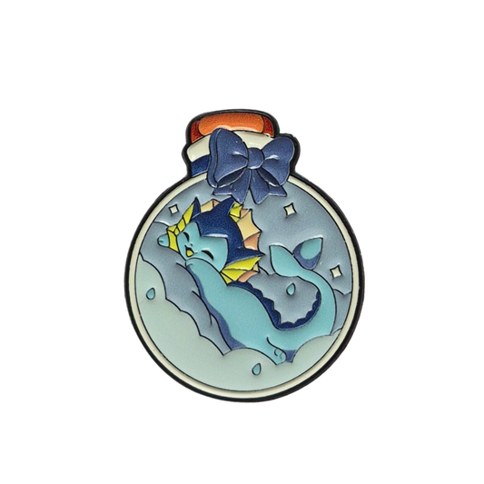 Pokemon Vaporeon In a Bottle Enamel Alloy Pin
