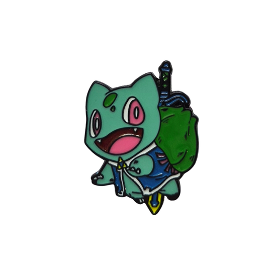 Bulbasaur x Zelda Enamel Alloy Pin