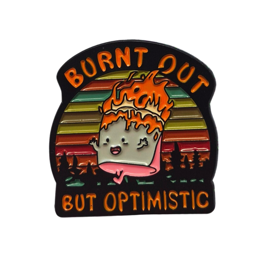 Burnt Out Enamel Alloy Pin