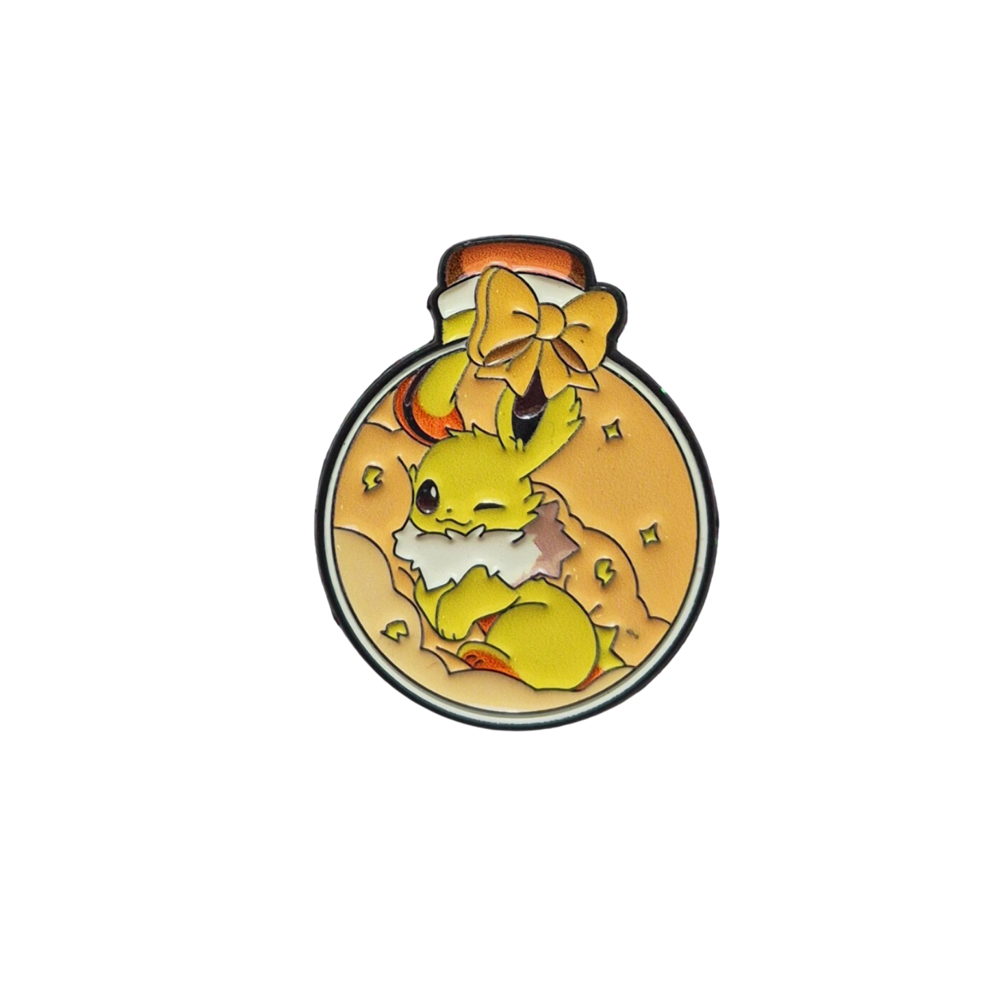 Pokemon Jolteon In a Bottle Enamel Alloy Pin