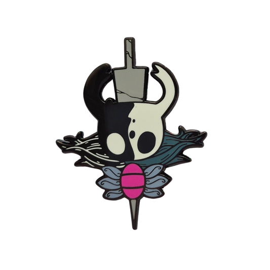 Hollow Knight Hollownest Symbol Enamel Alloy Pin