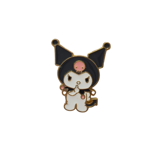 Mischievous Kuromi Enamel Alloy Pin