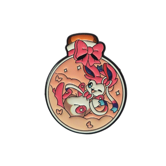 Pokemon Sylveon In a Bottle Enamel Alloy Pin