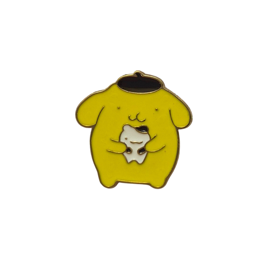 Pompompurin and Muffin Enamel Alloy Pin
