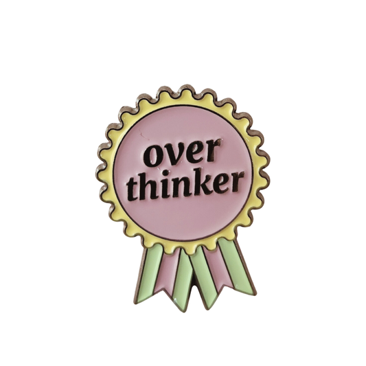 Overthinker Award Enamel Pin