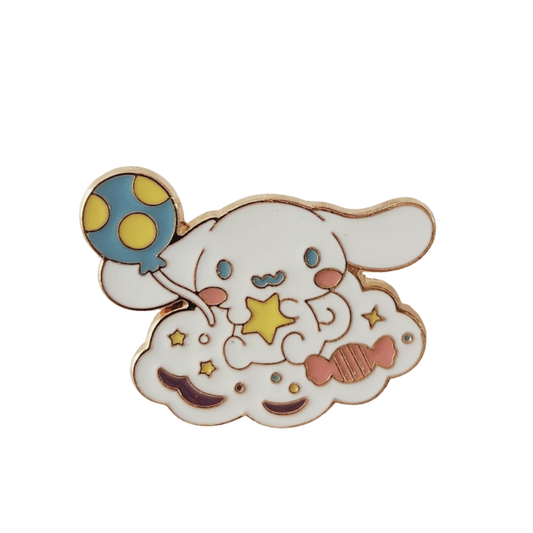 Cinnamoroll Cloud Balloon Enamel Pin