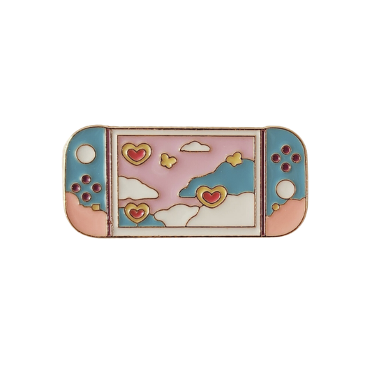 Pastel Gaming Console Enamel Pin