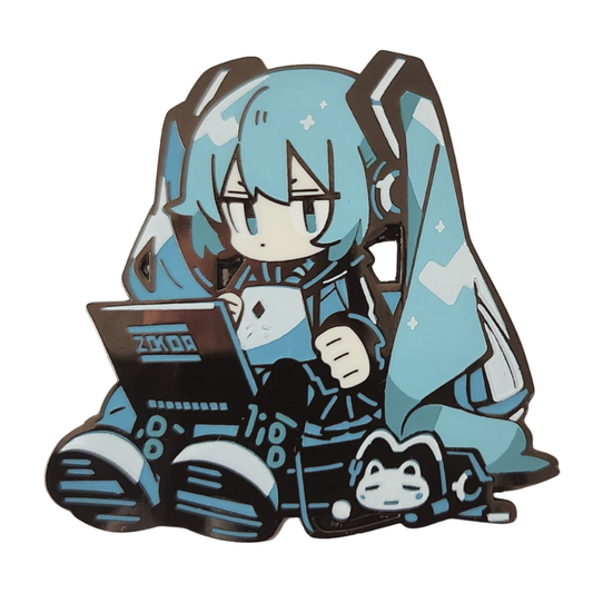 Gamer Hatsune Miku Enamel Pin