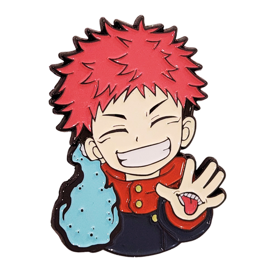 Yuji Itadori Jujutsu Kaisen Alloy Brooch Pin