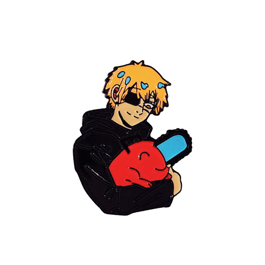 Denji & Pochita Chainsaw Man Alloy Pin