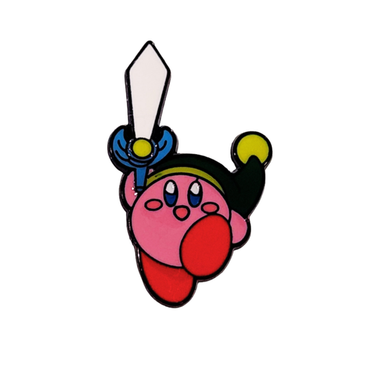 Kirby Link Costume Pin