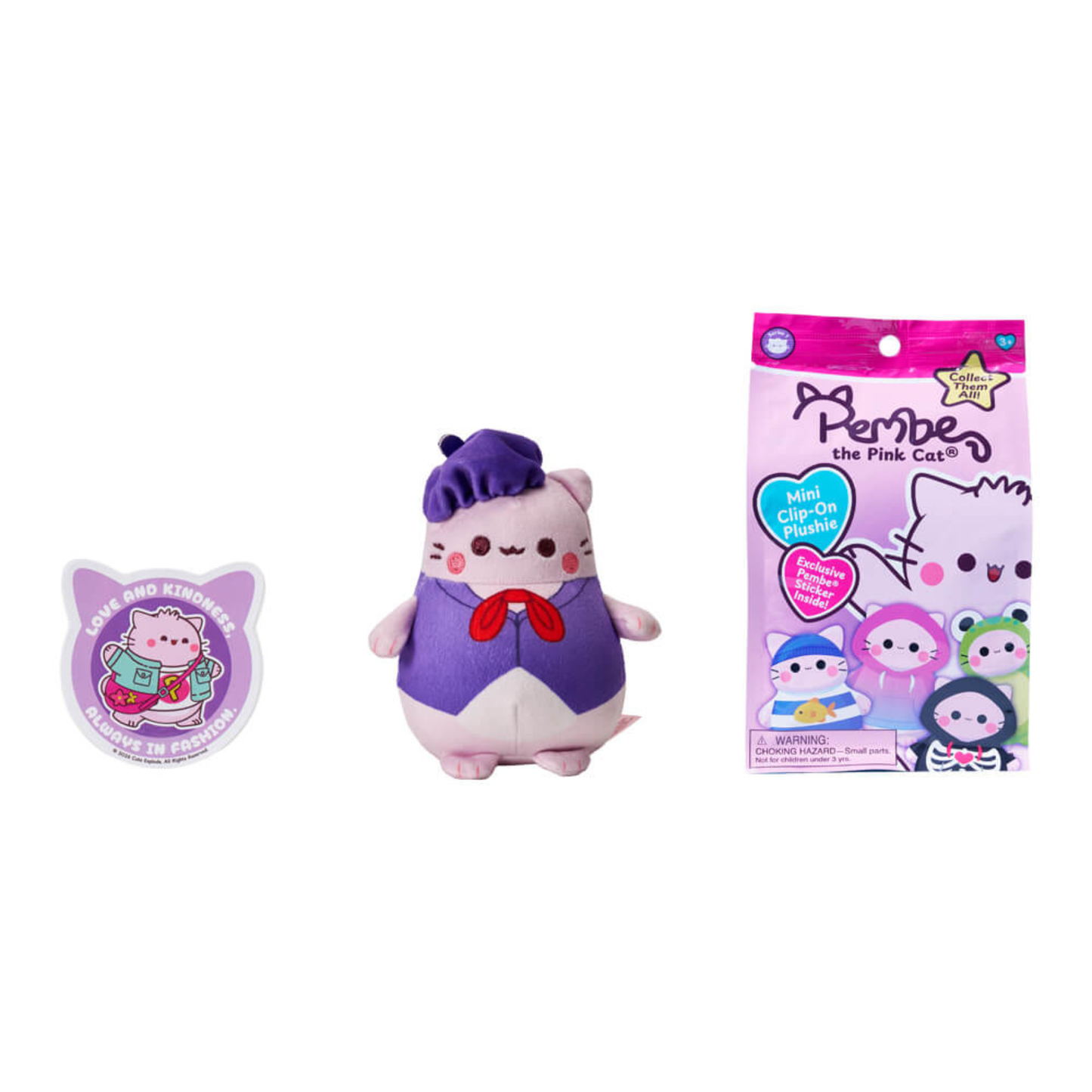 Pembe Plush Clip On Blind Bag