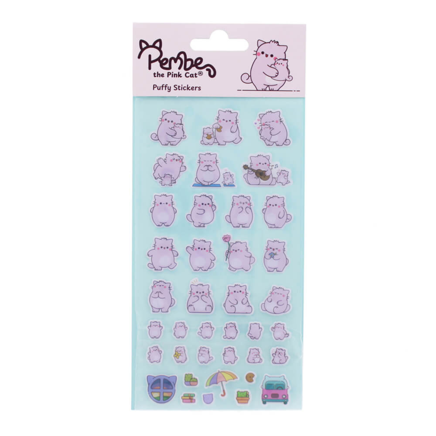 Pembe Puffy Sticker Sheet