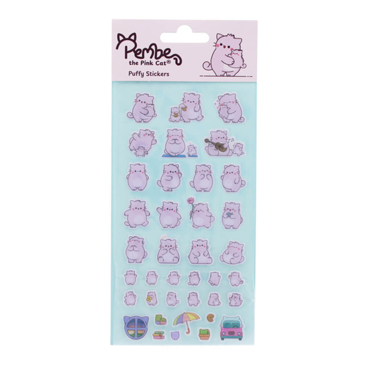 Pembe Puffy Sticker Sheet