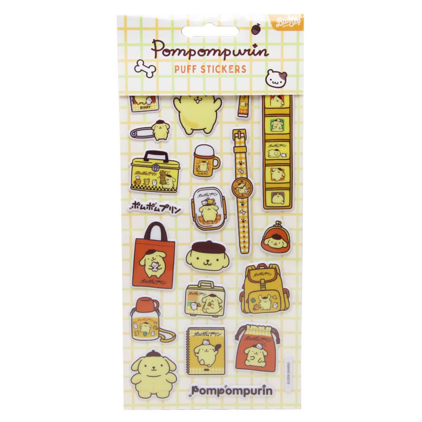 Pompompurin Puff Sticker Sheet