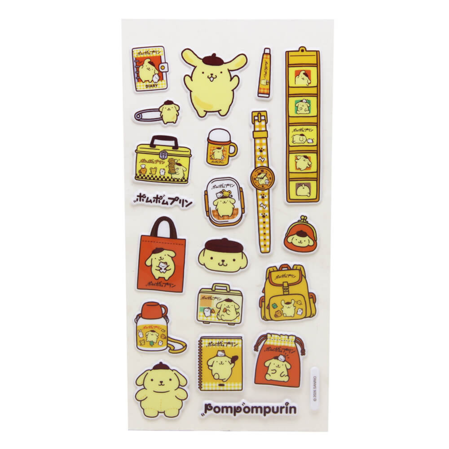 Pompompurin Puff Sticker Sheet