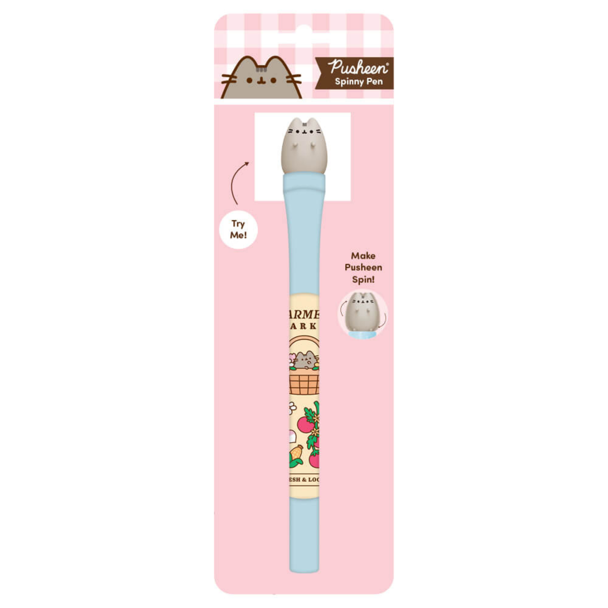 Pusheen Farmers Market Spinny Pen