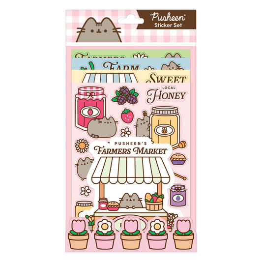Pusheen Farmers Market Sticker Set
