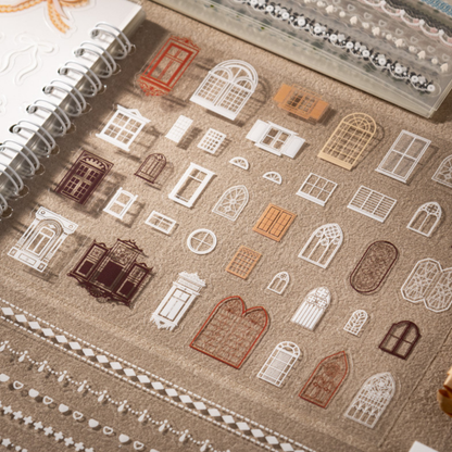 Pastel Lace Embellishment Sticker Book